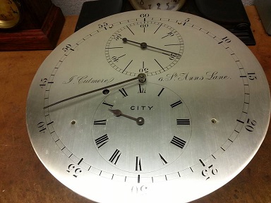 English regulator clock, clock repair