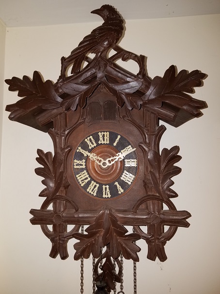 Clock for sale, cuckoo quail clock