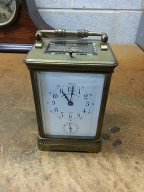 French carraige clock, clock repair